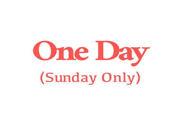 ADA MEMBERS Sunday only
